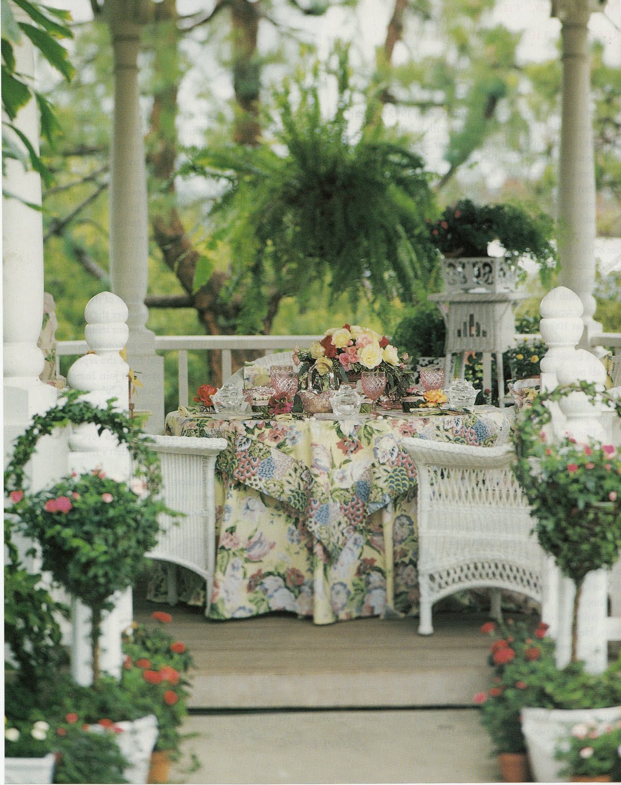 Hydrangea Hill Cottage Dining Al Fresco