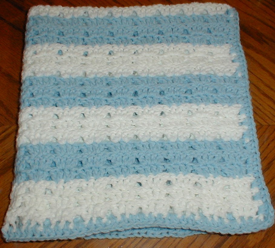 Karens Crocheted Garden of Colors Preemie Blankets 7 and 8