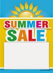 5" x 7' Summer Slotted Sale Tags