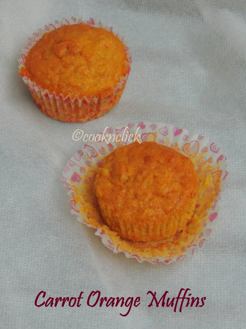 Carrot orange muffins