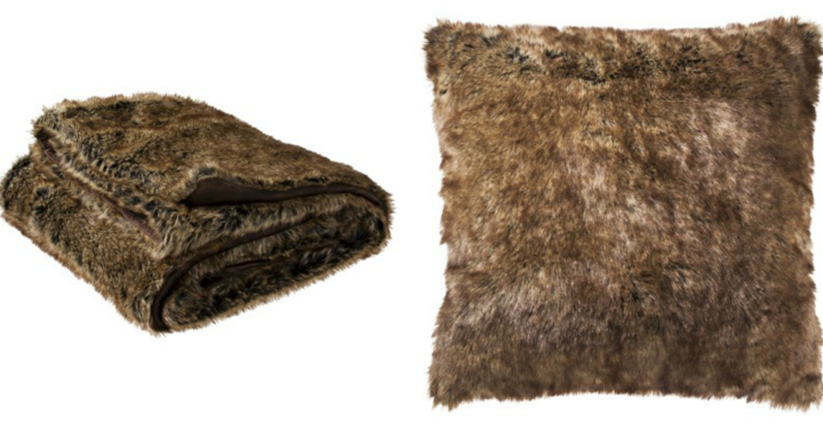 Fashion Maven... Mommy Threshold Faux Fur Throw and Pillows