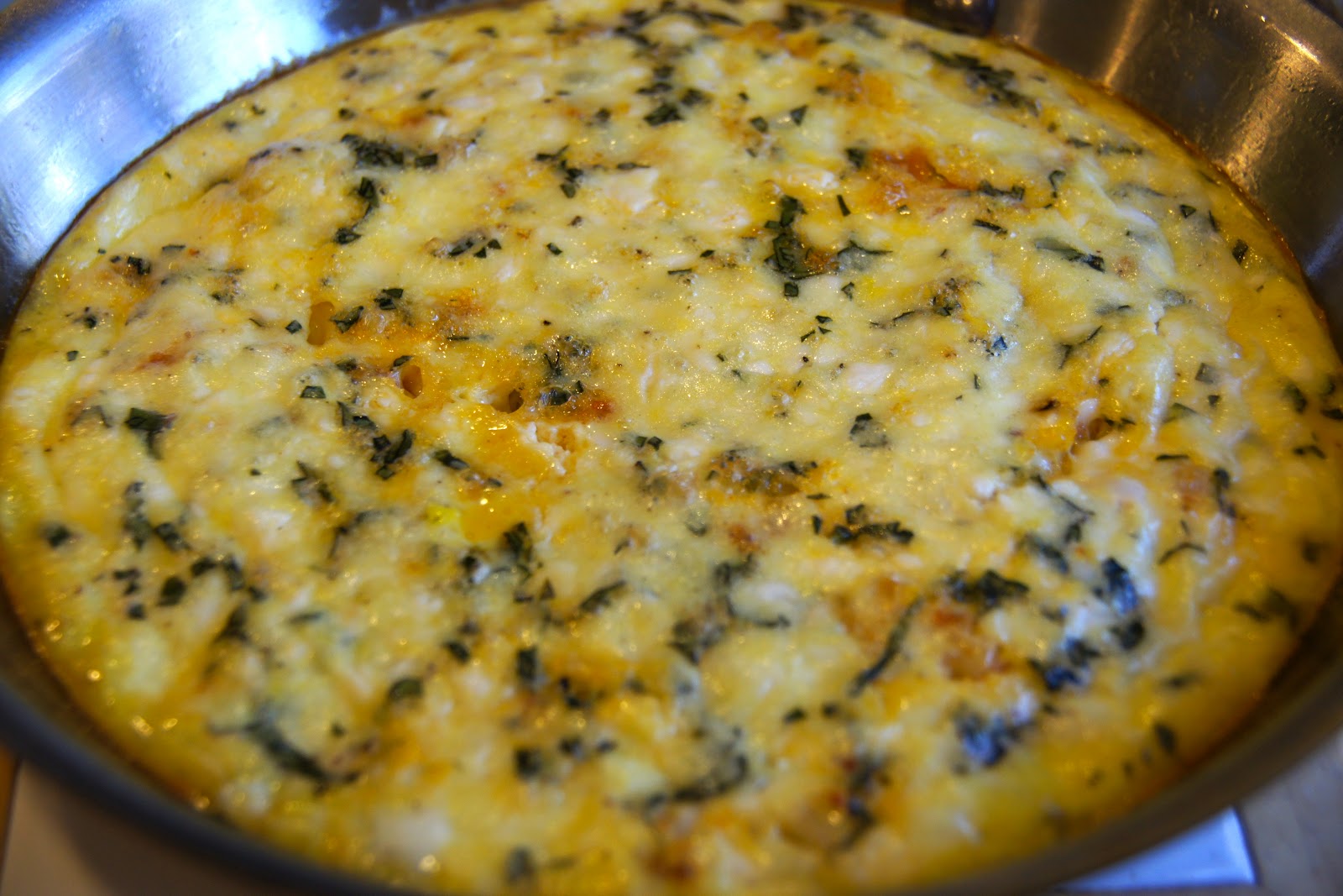 Family Food Finds Sundried Tomato, Basil, and Feta Frittata