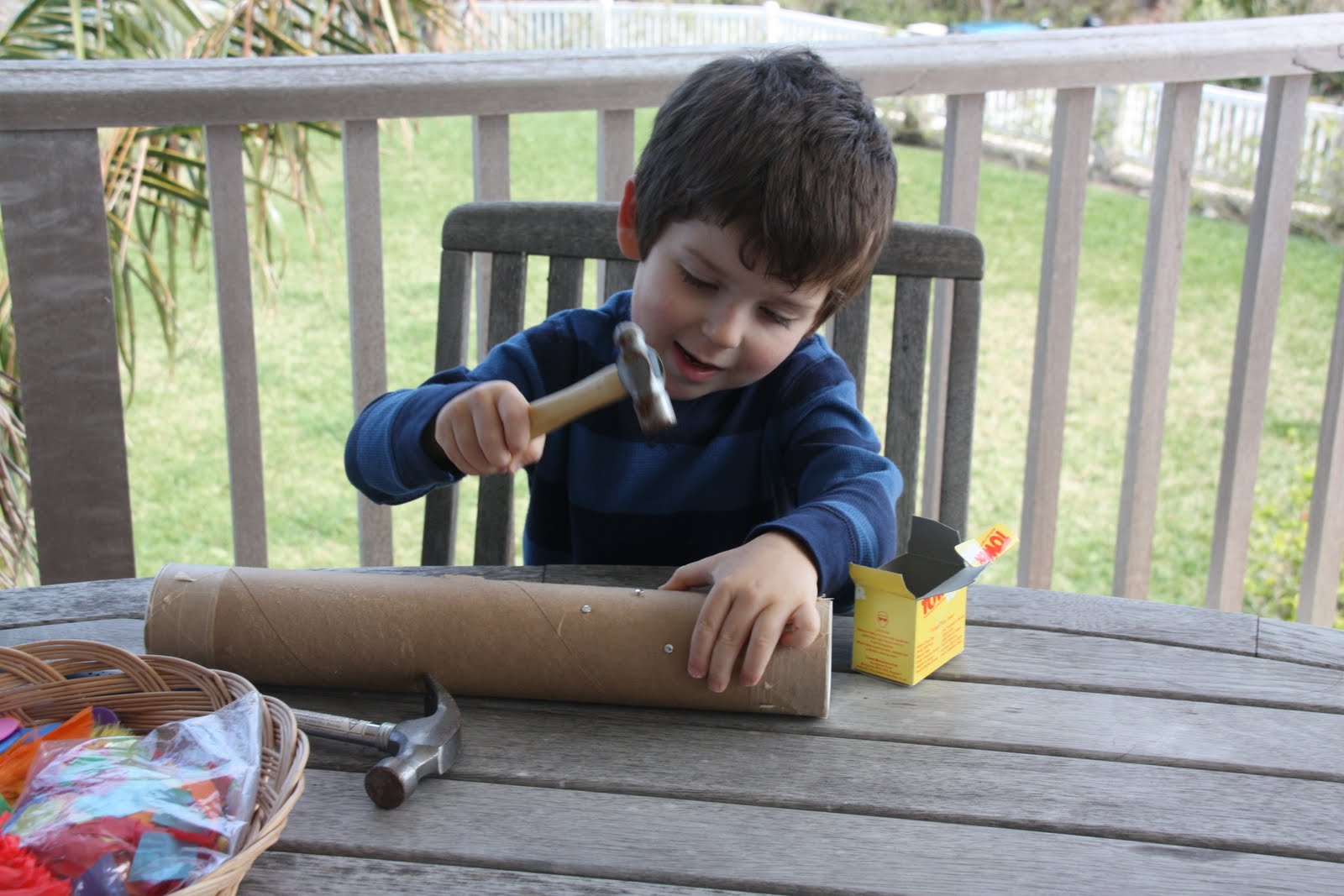Counting Coconuts Homemade Rainstick