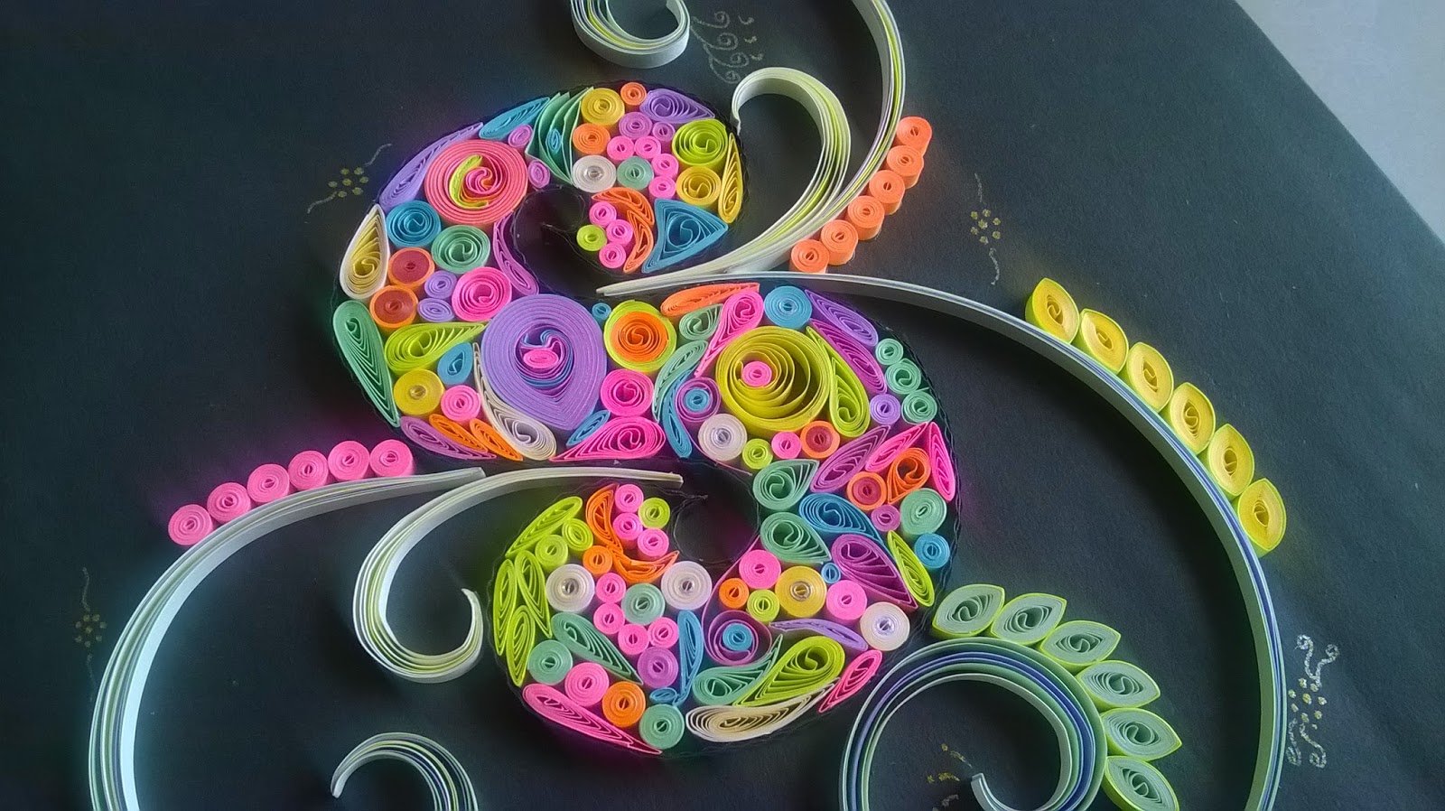 shequills Quilled S for Indian Quilling Challenge 17