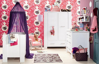 HABITACIONES DE BEBÉ EN COLOR MORADO | DORMITORIOS CON ESTILO