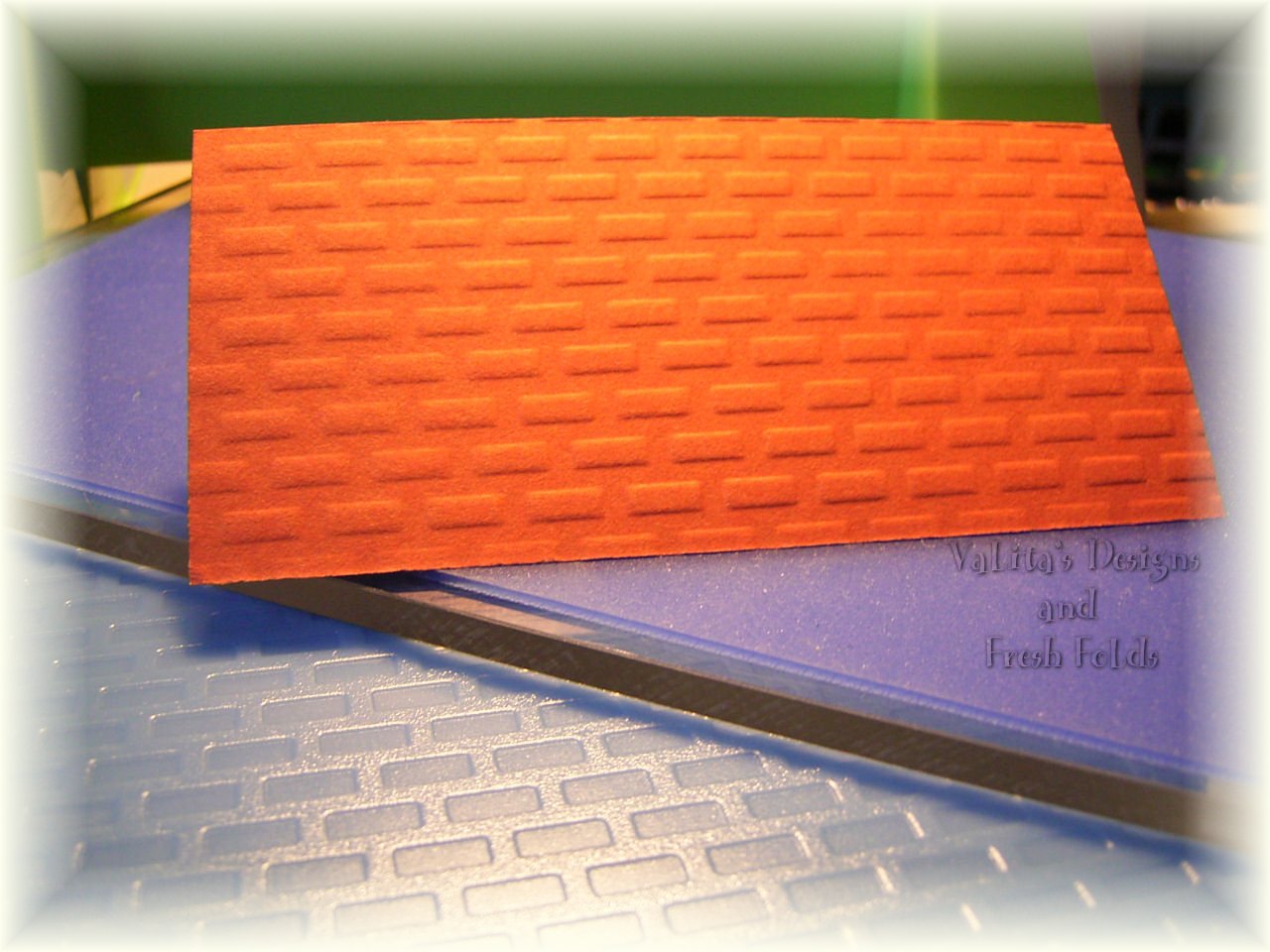 Fantabulous Cricut Challenge Blog Using other embossing plates on the