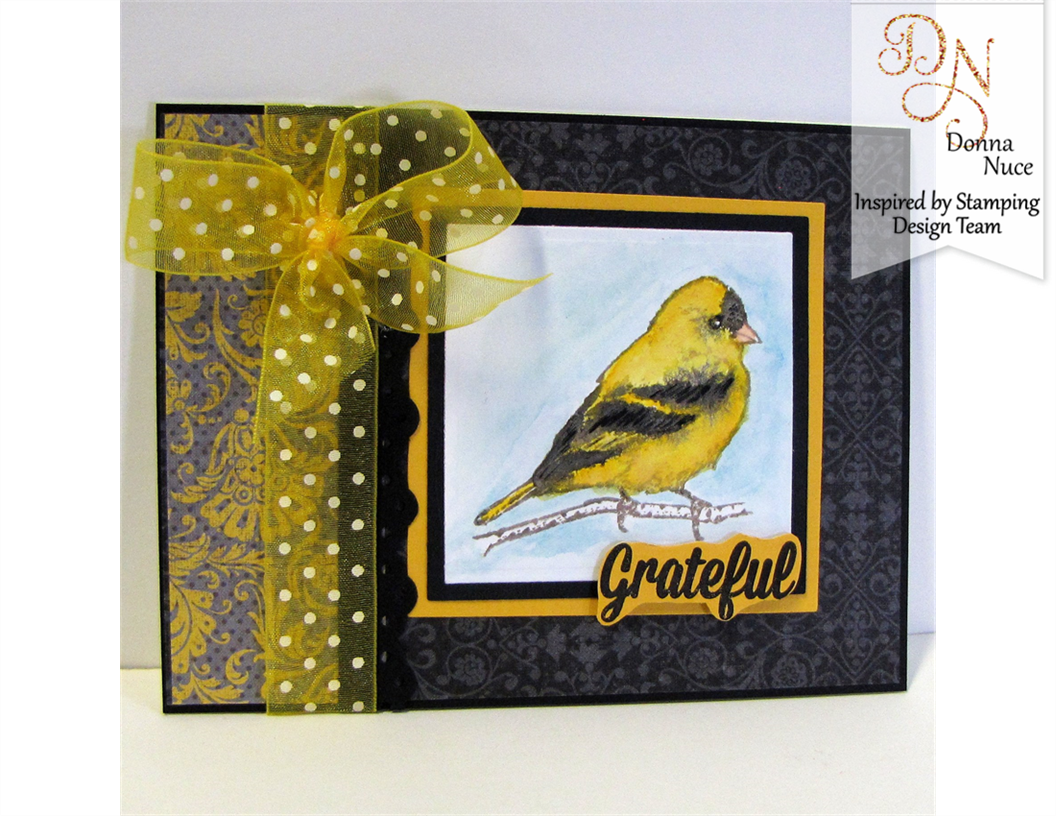 Inspired by Stamping, Crafty Colonel, Winter Birds, Thank You Card