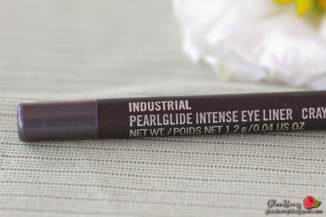 mac m.a.c industrial pearlglide intense eye liner eyeliner review swatch