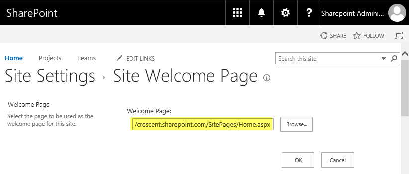sharepoint online powershell set home page sharepoint online powershell set home page