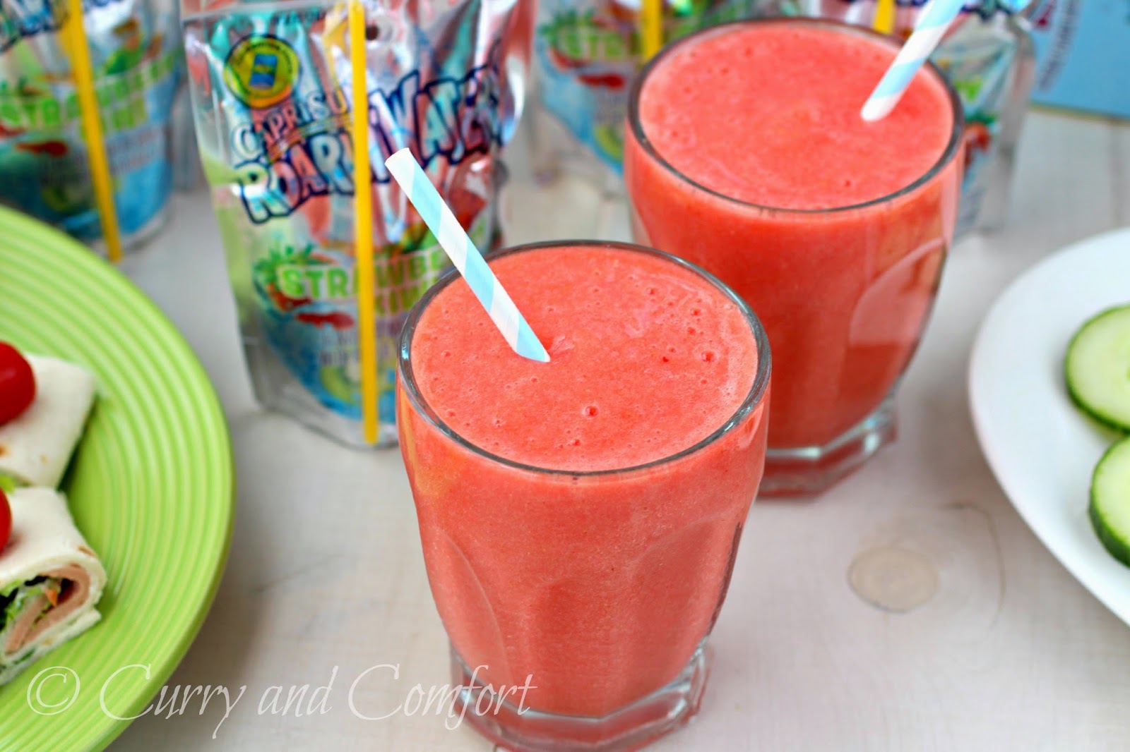 Kitchen Simmer Strawberry Kiwi Lemonade Slushy