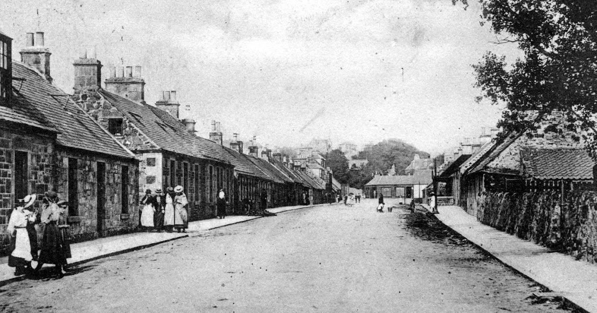 Tour Scotland Photographs Old Photograph Nelson Street Tayport Fife