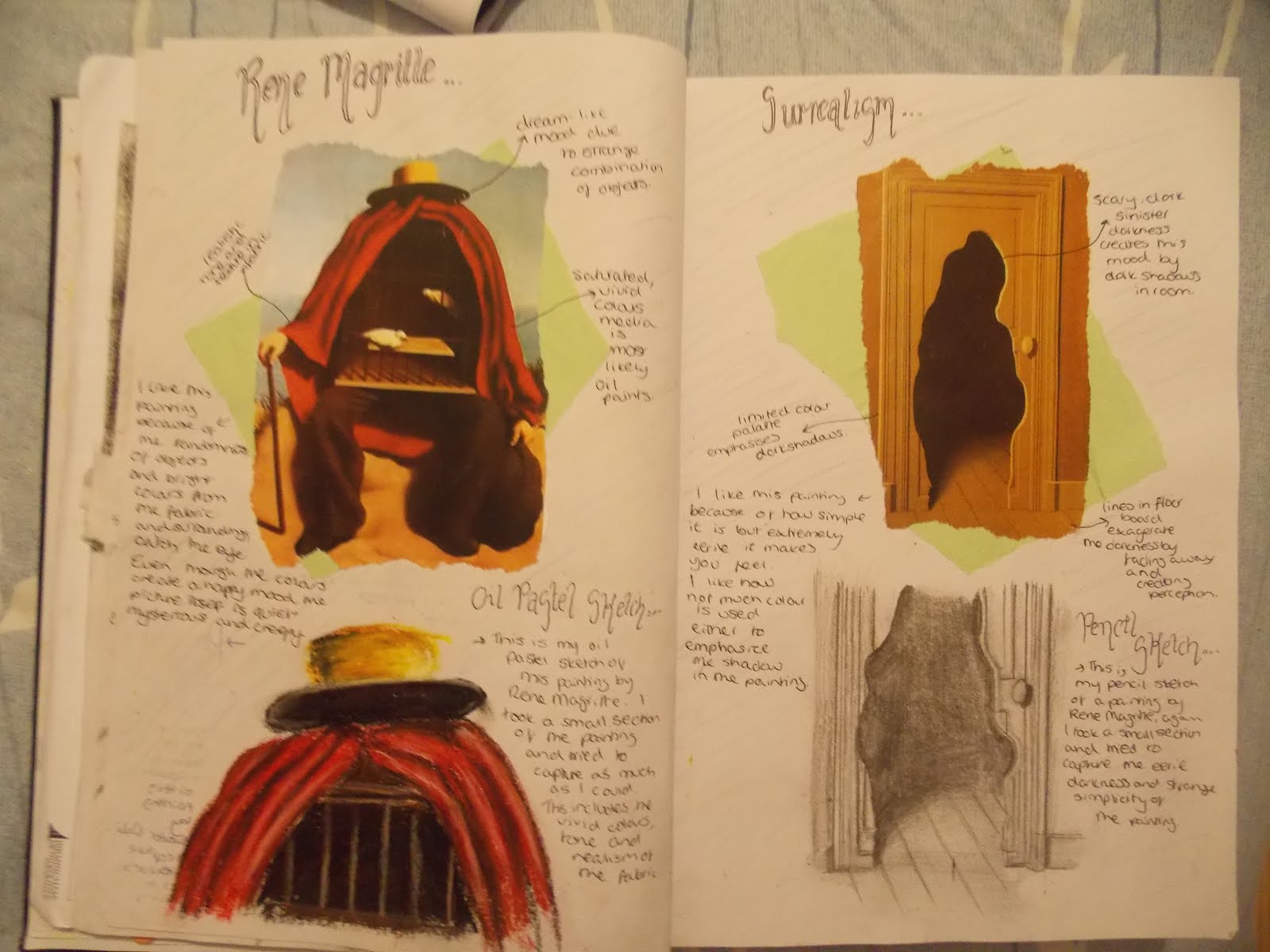 What inspired rené magritte picture