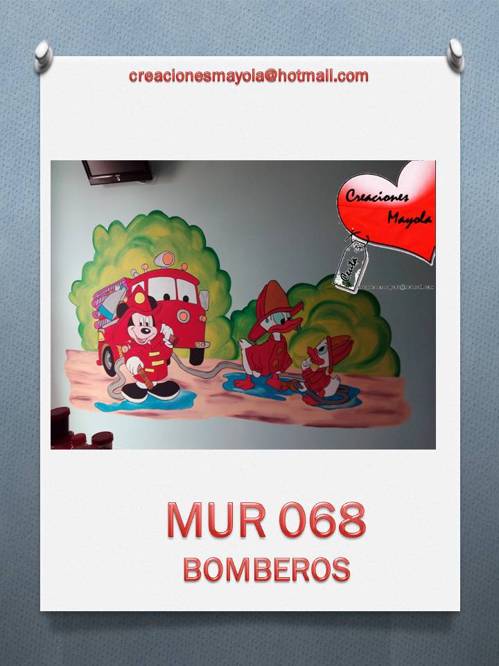 Creaciones Mayola: BOMBEROS DISNEY, DECORACIÓN CUARTOS INFANTILES.
