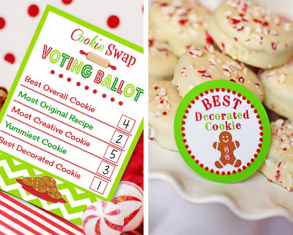 Amanda's Parties To Go Cookie Swap Printable Freebie
