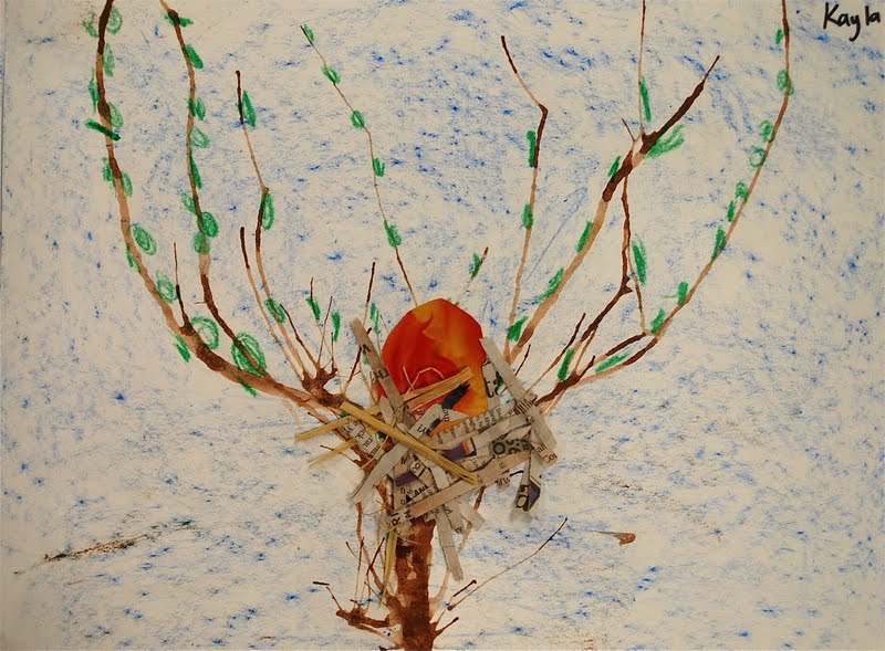 Adventures of an Art Teacher 1st Grade Bird Nests