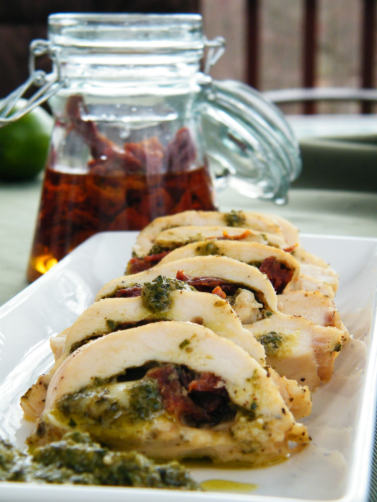 What's Marinating? Italian Stuffed Chicken