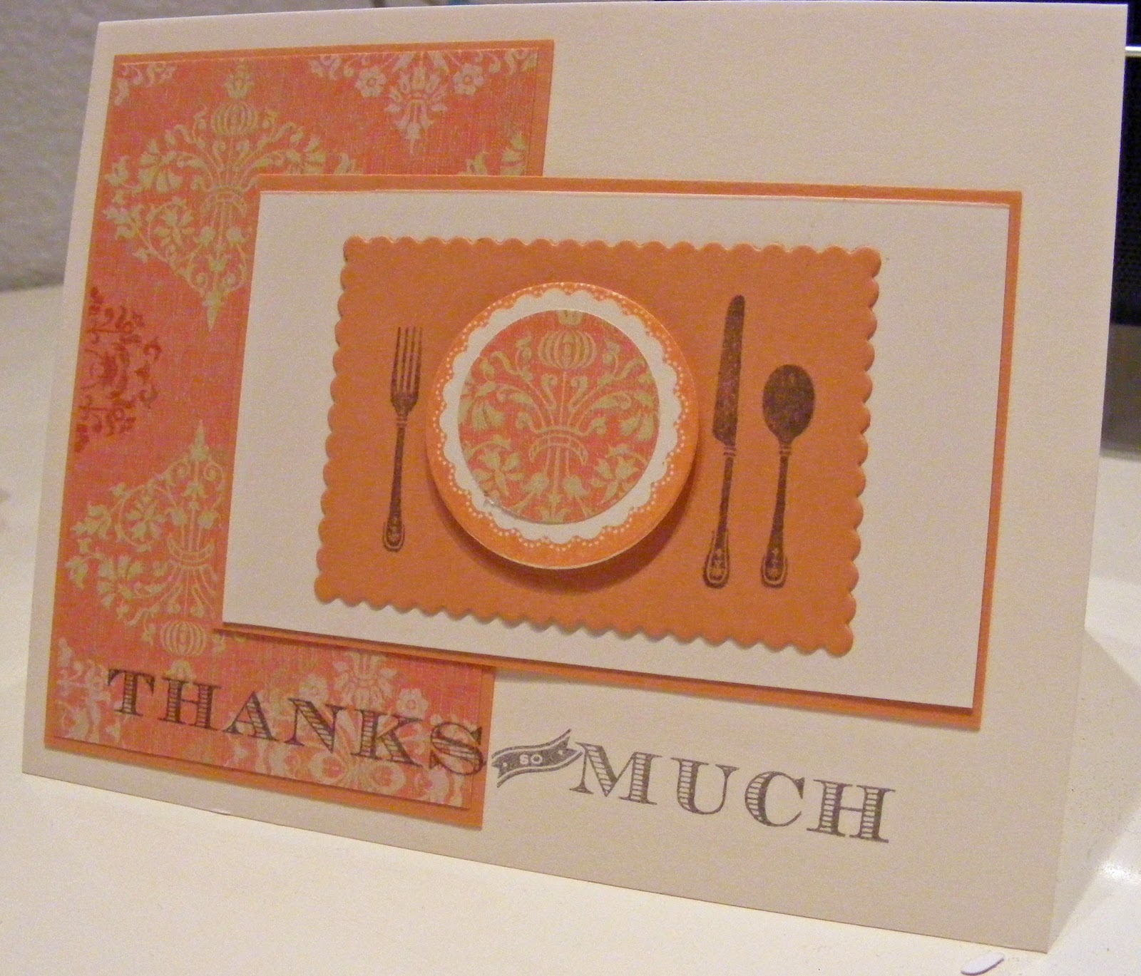 Creative Pursuits: Thank You for Dinner Card