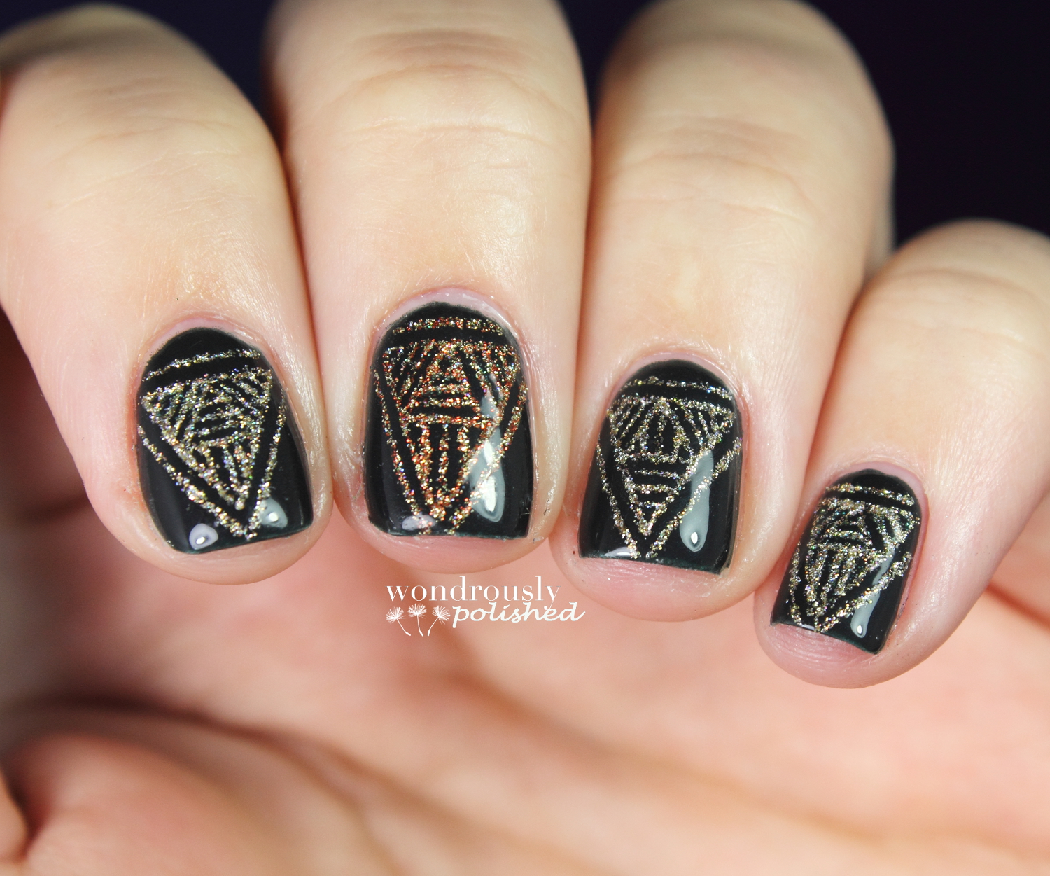 Wondrously Polished 31 Day Nail Art Challenge Day 17 Glitter