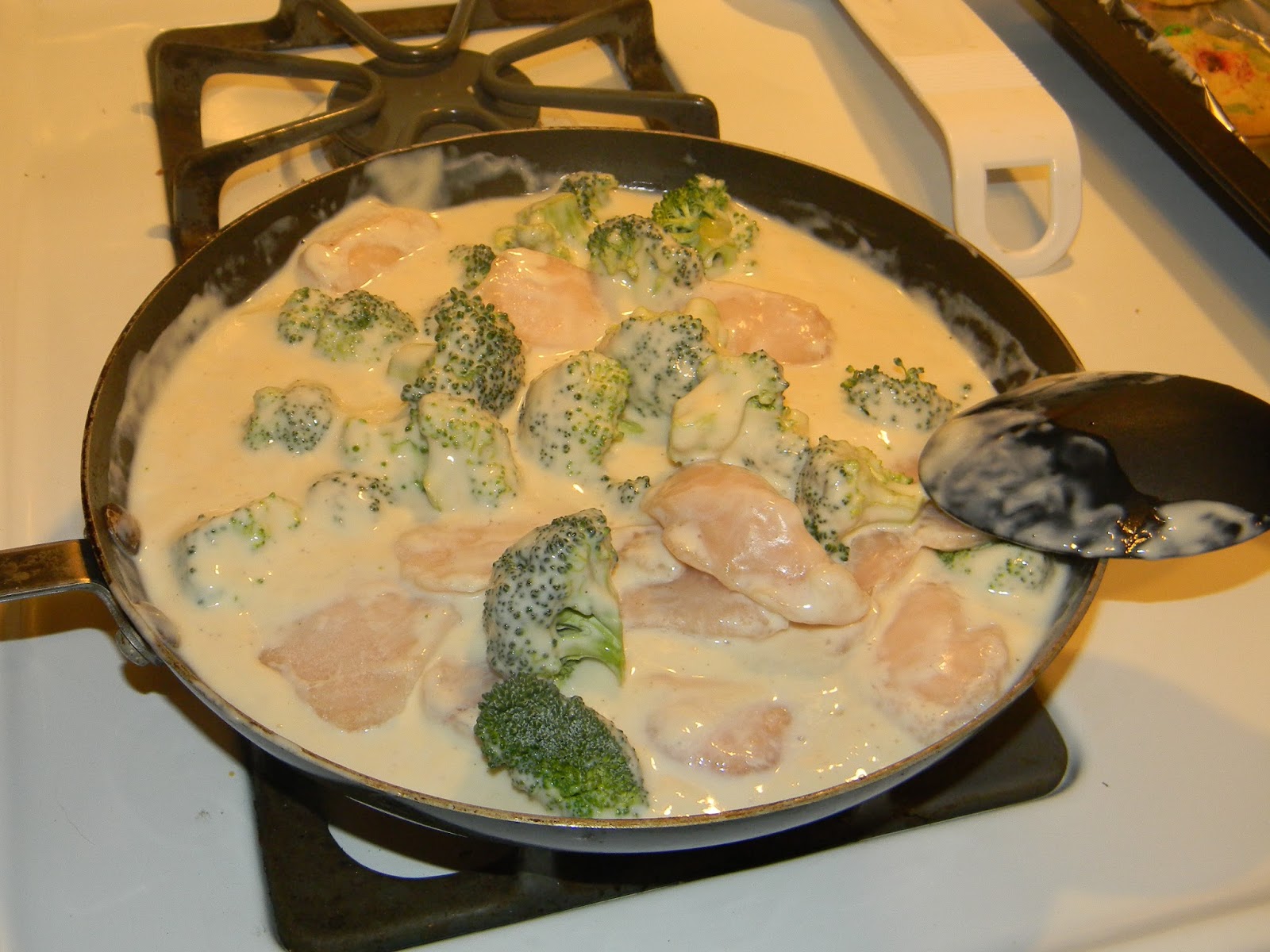 Growing to Four Chicken Alfredo Biscuit Bake