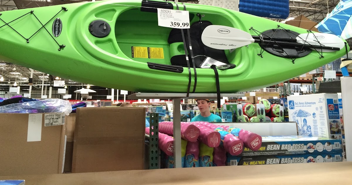 Equinox 10.4 Sitin Kayak with 2 piece paddle Costco Weekender