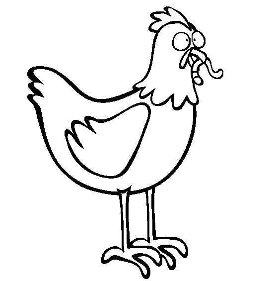 DIBUJO DE POLLO dibujo de pollo: