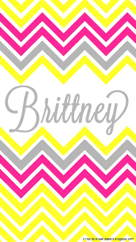 Monogram Chevron Colors iPhone 6 Wallpaper   Name Yellow Pink Monogram Chevron Colors iPhone 6 Wallpaper   Name Yellow Pink