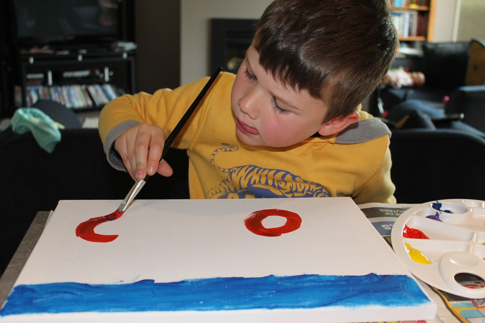 A Slice in the Life of Julie Canvas Artwork for Kids