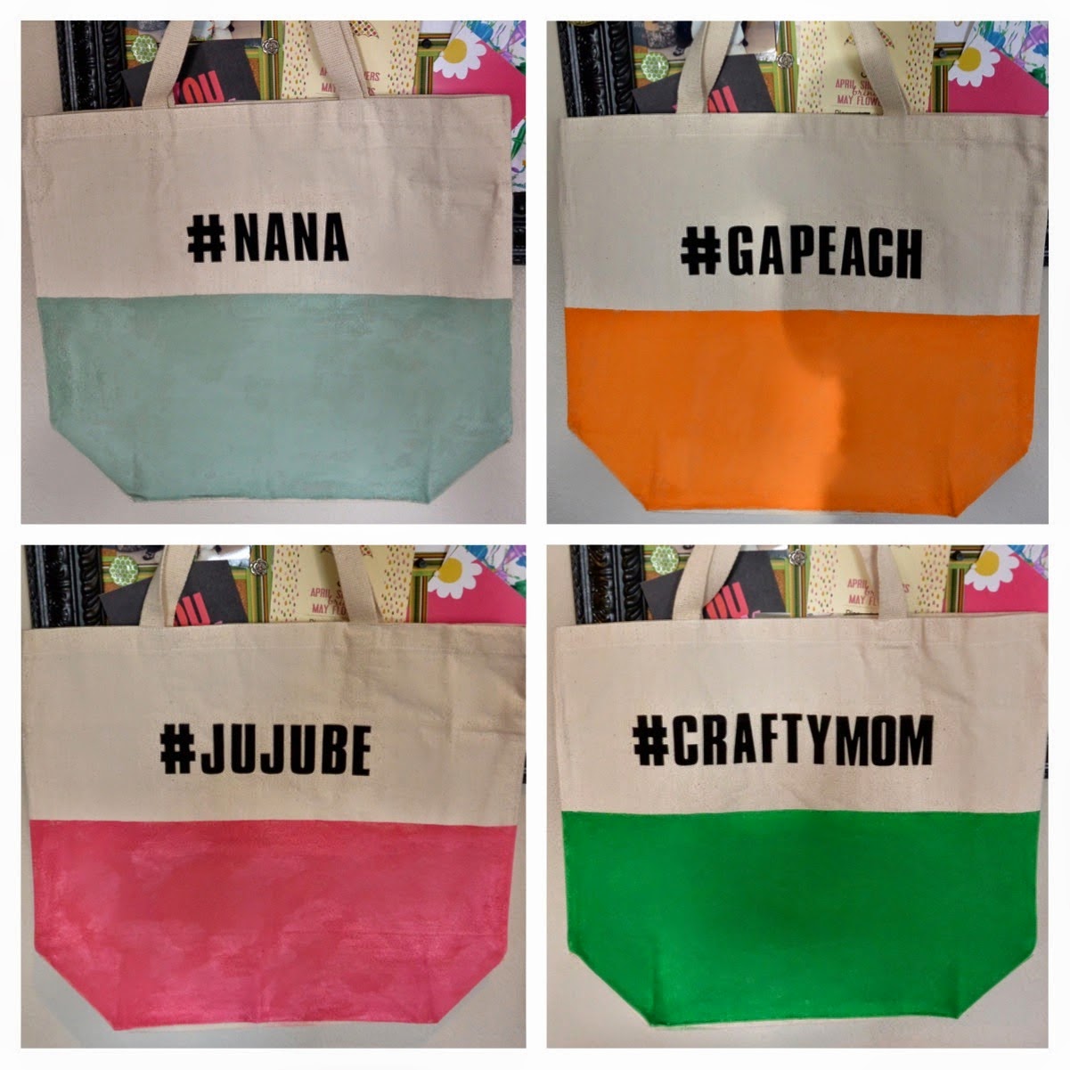 Crafty Texas Girls DIY Hashtag Bag {Kate Spade Inspired}