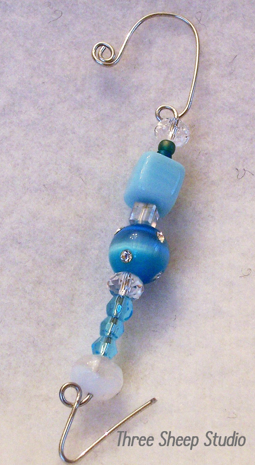 Three Sheep Studio How To Make A Beaded Ornament Hanger...