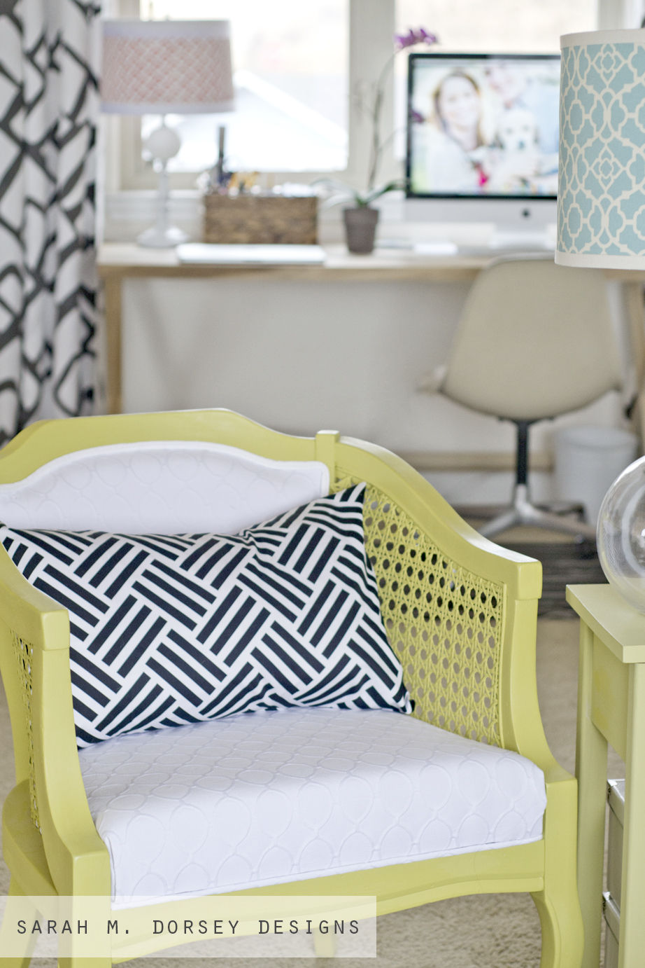 sarah m. dorsey designs 10 minute pillow shams for the Living Room
