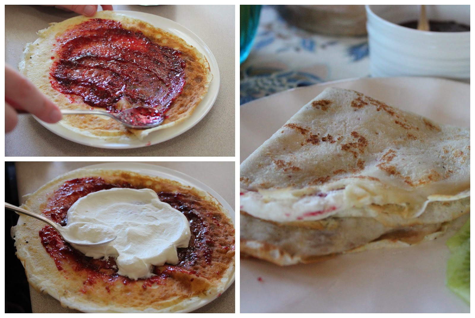 Marie's Pastiche Around the World with Pancakes Ponnukokur Icelandic Cream Pancakes