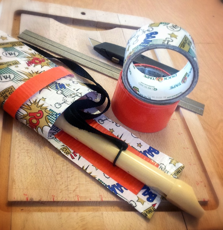 Finding BonggaMom How to make a Recorder Case from Duck Tape