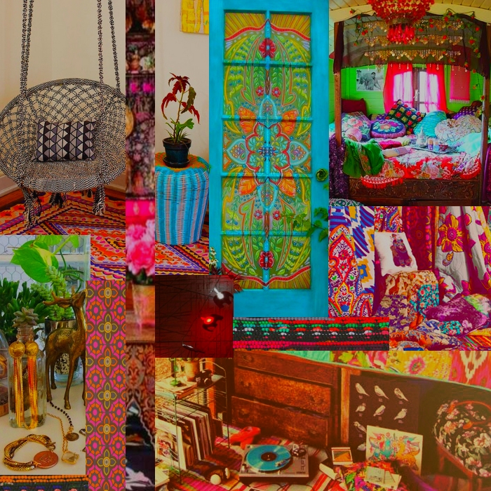 Boho Style Home Decor | illustrated moodboard boho home inspiration and shopping Boho Style Home Decor | illustrated moodboard boho home inspiration and shopping