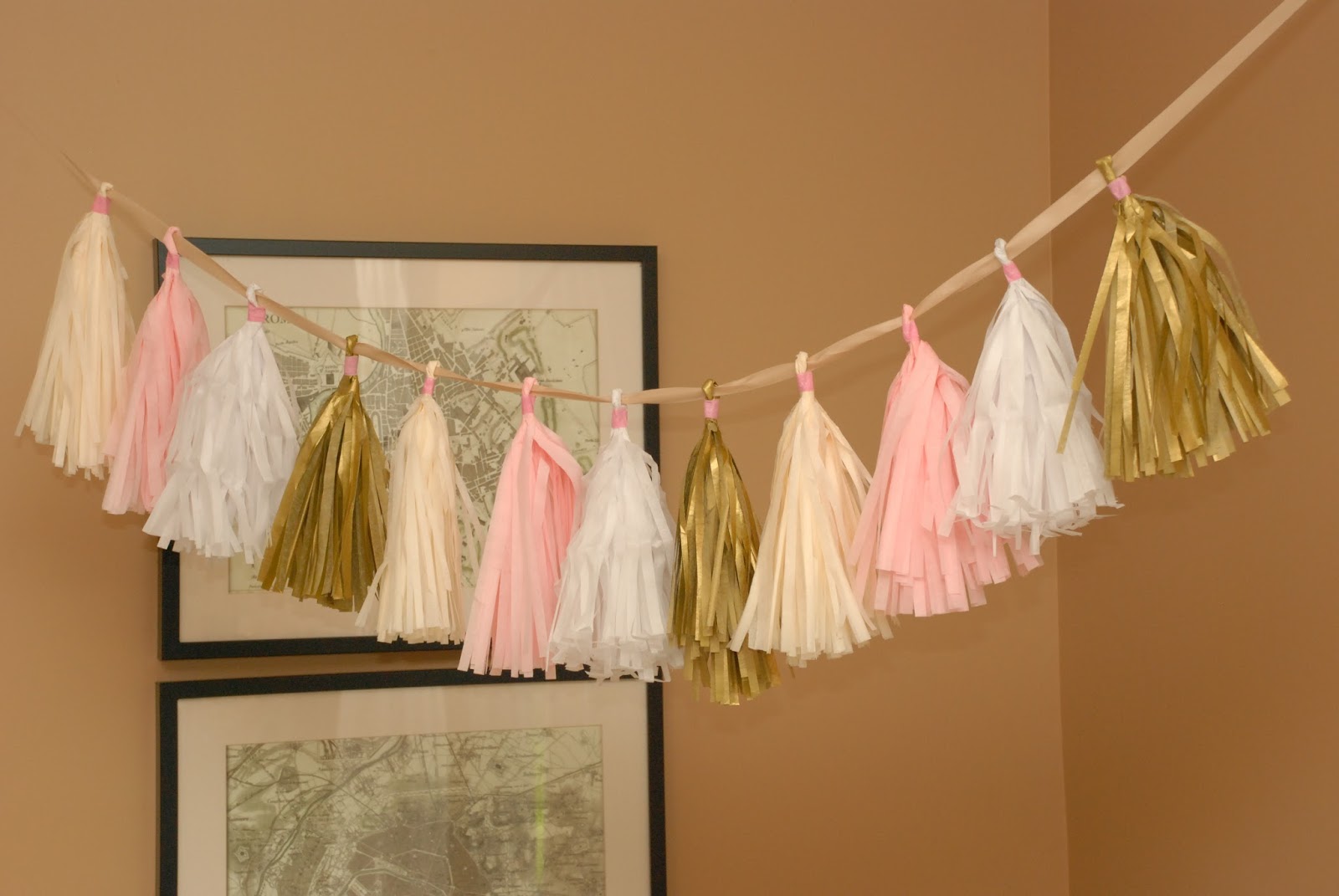 my sweet little Tassel Garland DIY