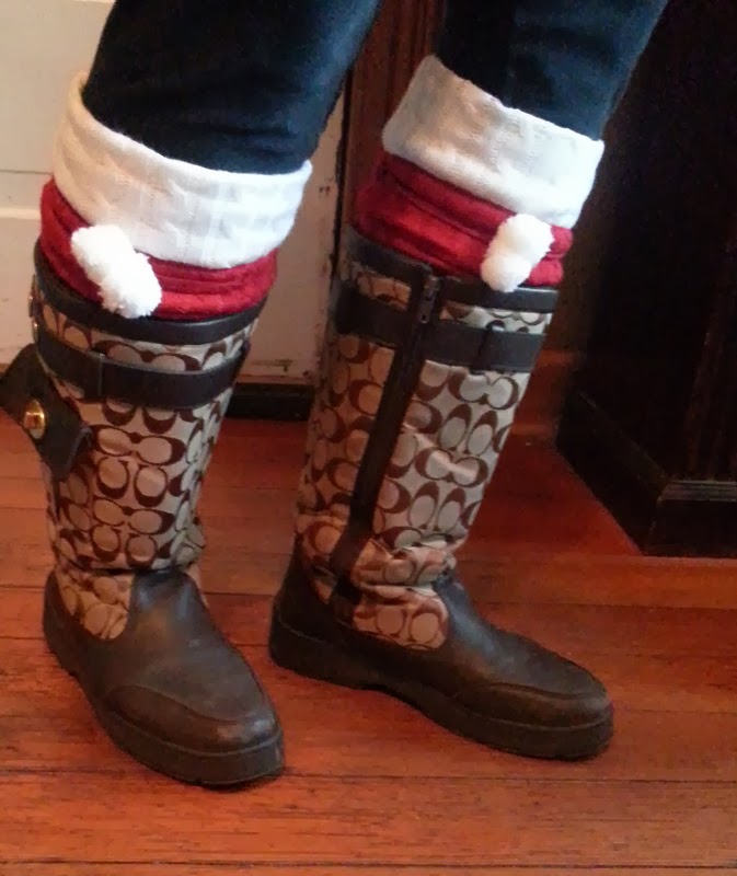 Kim Kasch Blogsite A Writer's Blog Homemade Christmas Leg Warmers