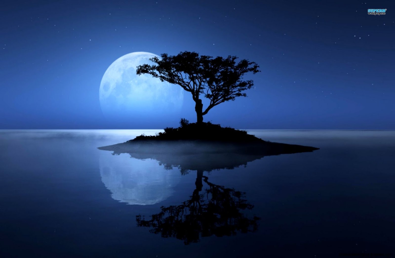 Blue Moon Over Water Blue Moon Over Water