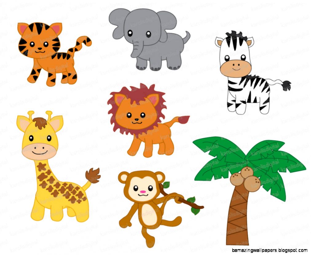 Baby Safari Animals Clipart Baby Safari Animals Clipart
