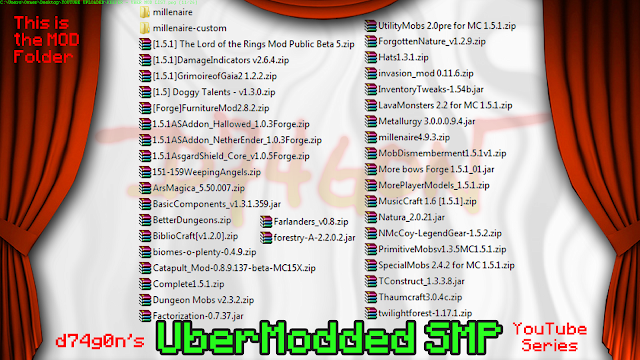 Minecraft Mods Folder Screen shot ubermodded series