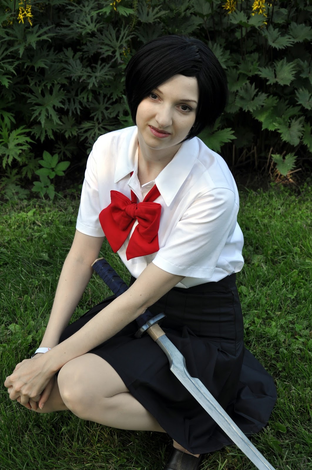 Casualty Cosplay Saya Otonashi from Blood+ at Animecon