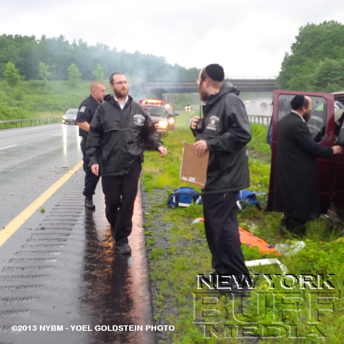 New York Buff Media Vehicle Accident On The NY17