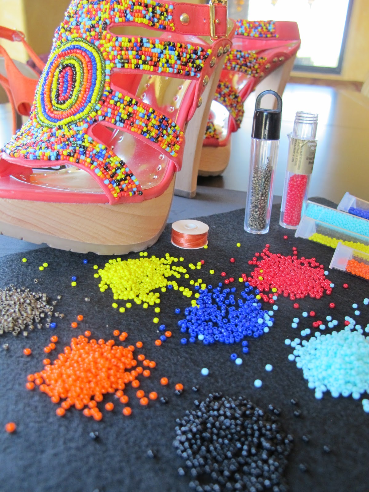 A Model's Secrets DIY beaded and embellished shoes! How to make them