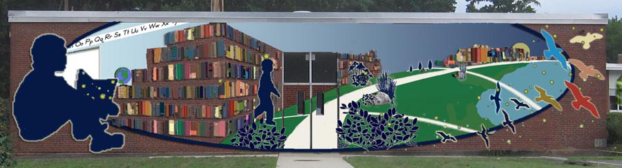 Evergreen Avenue Elementary Mosaic Mural Project 