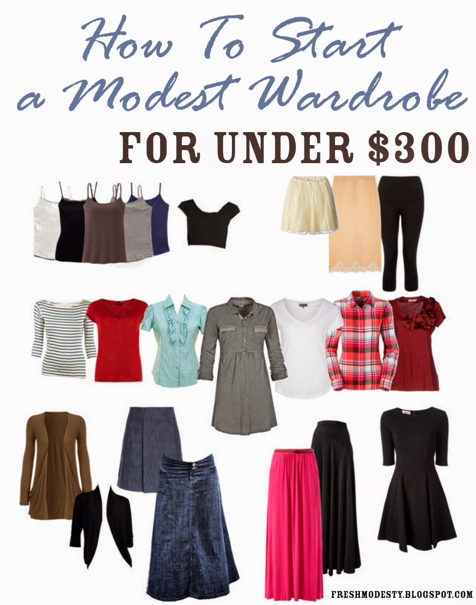 How To Build A Modest Wardrobe for Under 300 Fresh Modesty