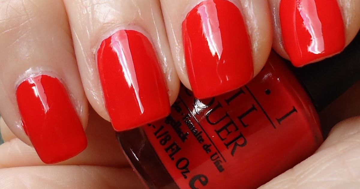 4. OPI Red My Fortune Cookie - wide 2