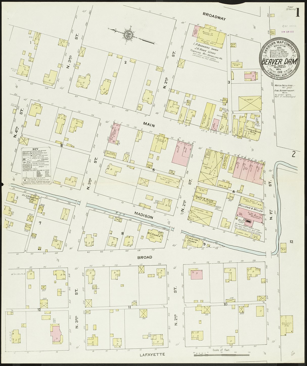 Ohio County, Kentucky History Beaver Dam 1910