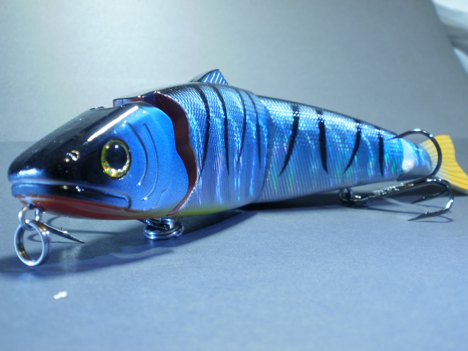 The "NEW" LureAPike Jointed Swimbait launches with a bang. Lure a Pike