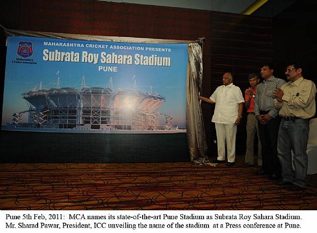 Sahara Pune Stadium Inaugration - Sahara Pune Stadium