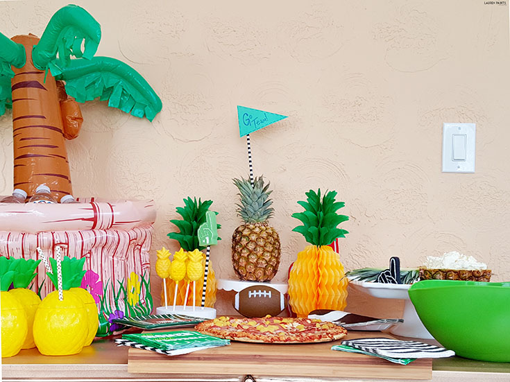 Celebrate The Big Game with a Pineapple Party! Lauren Paints a beautiful life