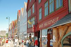 Bryggen - de oude houten huisjes in Bergen