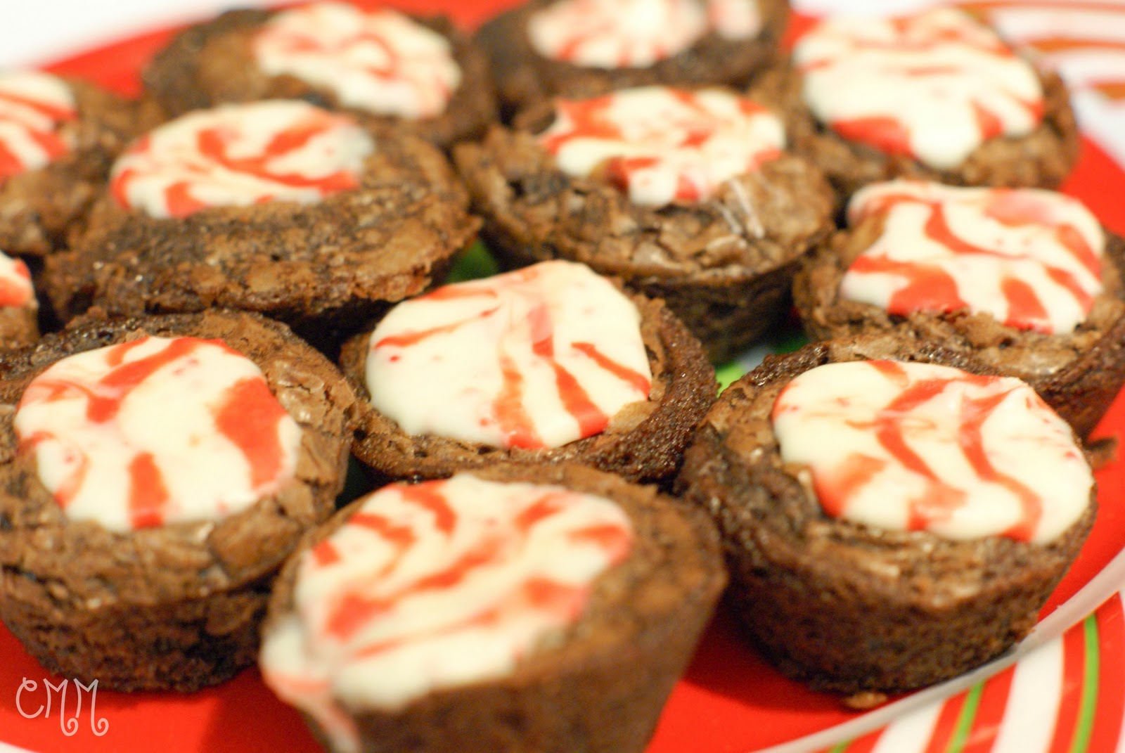 Candy Cane Kiss Brownie Bites Wholehearted Finishing